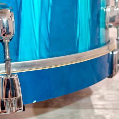 Tama Starclassic Performer MBSB22DZ 22x16 Virgin Bass Drum - Sky Blue Aurora 2022 image 4