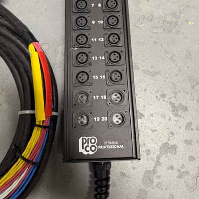 Pro Co SMA1604FBX-50 SMA Series 16x4 Stage Snake with XLR Returns - 50 foot image 2