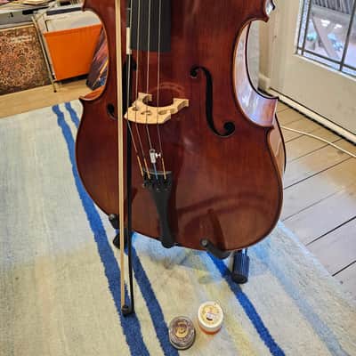 Cello - Schroeder Full-size 4/4, Model #200, excellent condition, Spruce top/Maple back & sides, with Bow, Bag, Stand and Rosin included. image 7