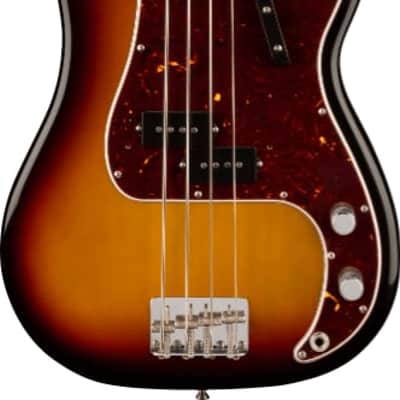 Fender American Vintage II 1960 Precision Electric Bass Rosewood Fingerboard, 3-Color Sunburst image 2