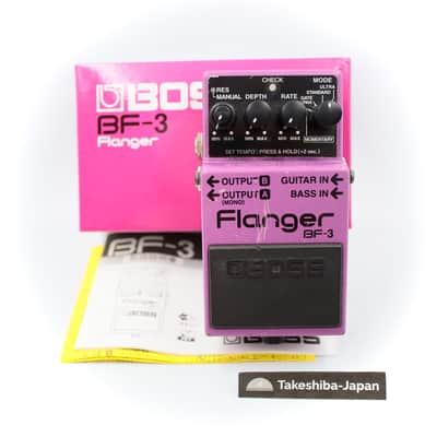 Boss BF-3 Flanger With Original Box Guitar Effect Pedal H4A6848 image 1