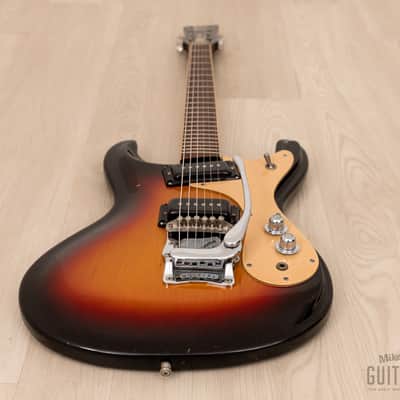1978 Mosrite Ventures Model Vintage Guitar Sunburst w/ Moseley, Case image 10