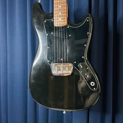Fender Musicmaster with Rosewood Fretboard 1977 - 1980 - Black image 2