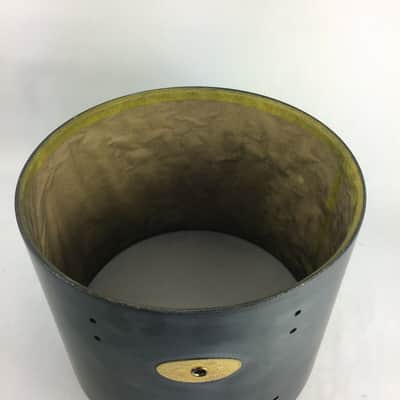 Premier Artist Maple 13” Tom Drum Shell - Unfinished Raw Black image 5