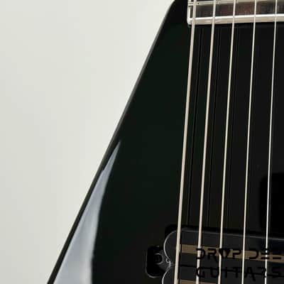 ESP LTD Jack Simmons JS-7 Baritone 7-String Electric Guitar w/ Case - Black image 5