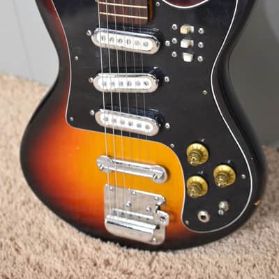 Teisco Norma EG413-3T 1960s - Sunburst - 3 pickups - MIJ image 1