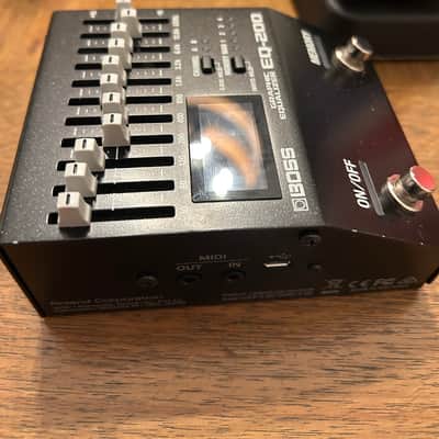 Boss EQ-200 Equalizer 2019 - Present - Black image 4