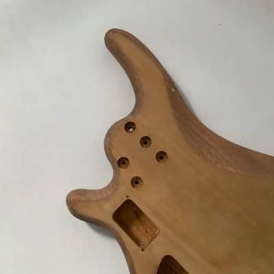 Solid Mahogany Wood Bass Guitar Body image 6