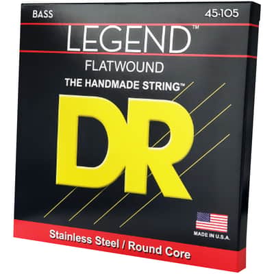 Legend Polished Flatwound Medium 45-105 DR Strings image 1