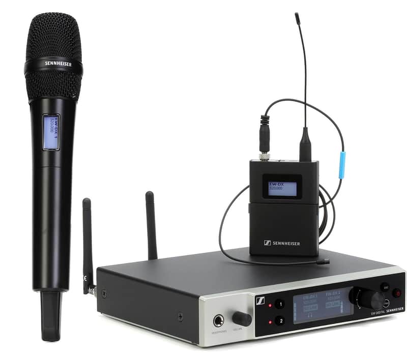 Sennheiser EW-DX MKE 2 / 835-S Combo Wireless Set, R1-9 Band image 1