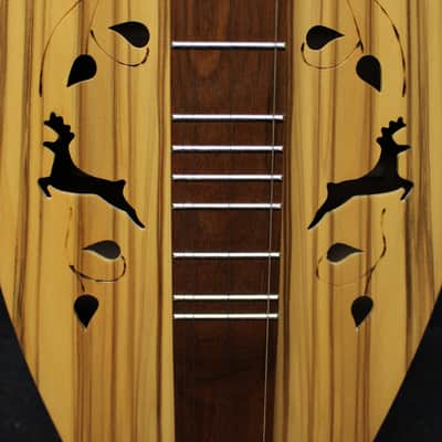 Cedar Creek Dulcimers MOUNTAIN DULCIMER W/ DEER 2011 - NATURAL image 4