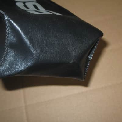 lightly used - very clean genuine BOSS vinyl pouch for FV300H, FV300L, and similar size size Boss pedals (NO pedal included) 1990s - Black Vinyl Exterior / Black Thin Canvas Interior image 23