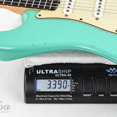 Fender 61 Stratocaster Relic Masterbuilt John English Seafoam Green 2002 image 12