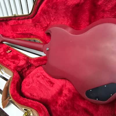 Vintage 1962 Gibson Les Paul (SG) Junior Player Oxblood Red P90 2.4KG Feather Light image 19