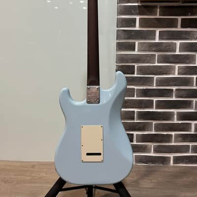 2023 Schecter USA Custom Shop Nick Johnston Traditional HSS “Wembley” Flame Top Nitro - Atomic Ice image 12