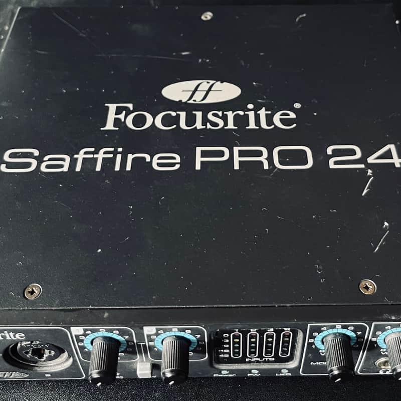 2000s Focusrite Saffire Pro 24 Firewire Audio Interface Black