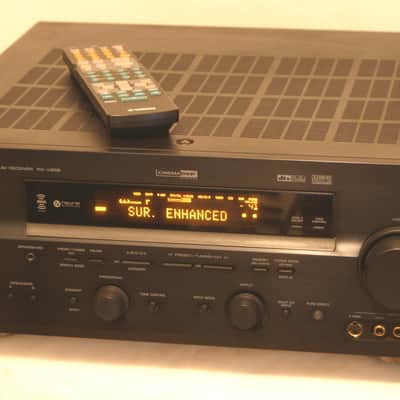 YAMAHA RX-V659 100 Watts x 7 Channel Home Theater Receiver Black w/RAV254 Programmable Remote VGUC image 1