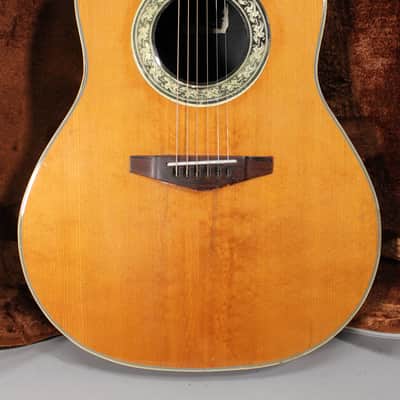 1968 Ovation Deluxe Balladeer Shiny Bowl Back Acoustic-Electric Guitar w/OHSC image 2