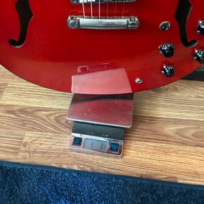 1999 Gibson ES-335 Limited Edition Translucent Red Ebony Fingerboard P-94s OHSC Professionally Repaired Headstock image 10