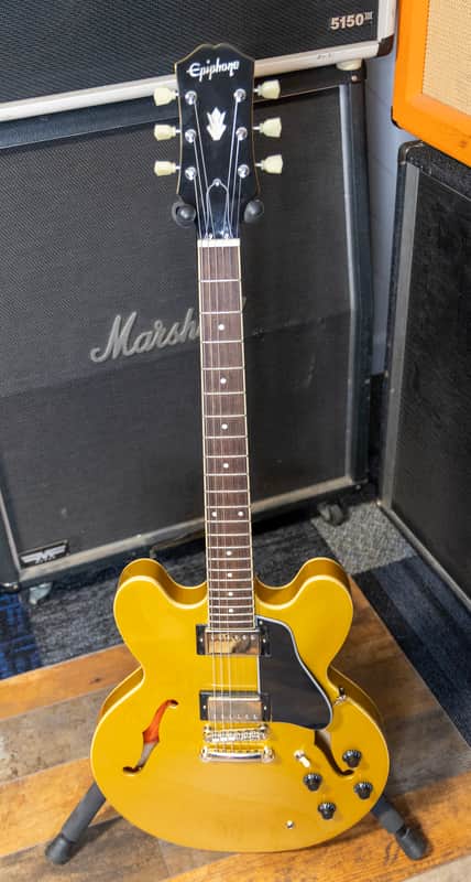 2021 Epiphone ES335 IG Gold image 1