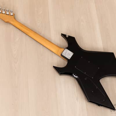 1989 BC Rich Warlock NJ Series Black w/ Floyd Rose, Japan image 12
