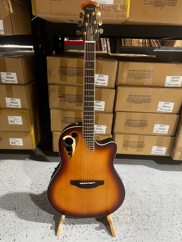 Ovation Celebrity Deluxe E-Acoustic Guitar CDX40-1-G - Vintage Suburst Satin image 1