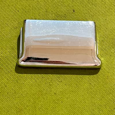 Fender Stratocaster Bridge Cover 1970s Chrome image 1