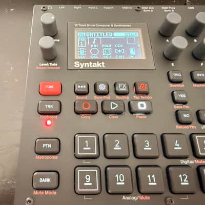Elektron Syntakt 12 Track Drum Computer & Synthesizer 2022- Present - Black image 3