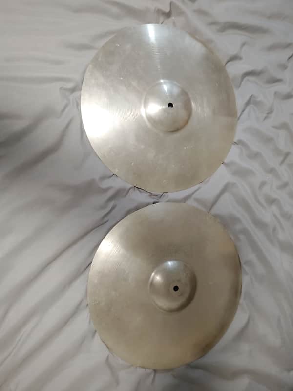 VERY RARE Paiste 13" Stambul Paper thin Hi Hats (Pair) 1966-67 - Traditional image 1