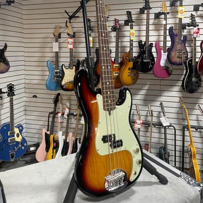 Lakland Skyline P style Vintage Bass - Three Tone Sunburst w/Rosewood Fretboard & PLEK*D #229 image 4