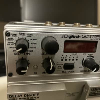 DigiTech Time Bender Musical Delay 2000s - Silver image 2