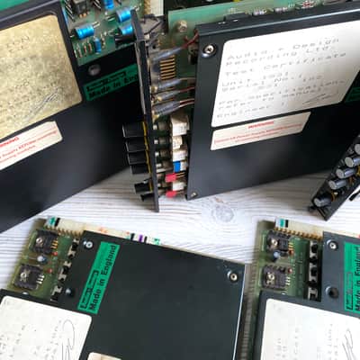 1979 Audio Design Recording Scamp Vintage Rack Loaded w/Scamp S01 S03 S04 S31 S100 Modules image 5