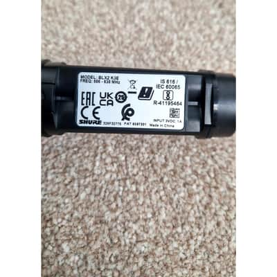 Shure BLX2/PG58 K3E - Like New image 12