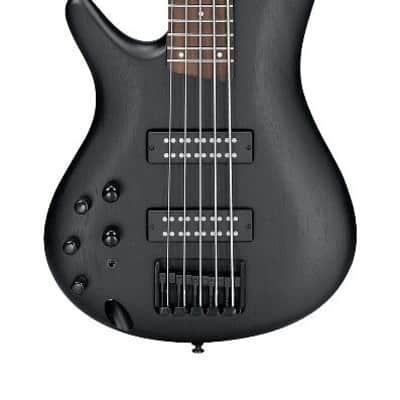 Ibanez SR305EBLWK SR Standard Left Handed 5-String Electric Bass Weathered Black image 2