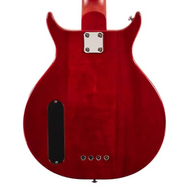 Washburn Scavenger 4-String Bass Guitar - Trans Red image 7