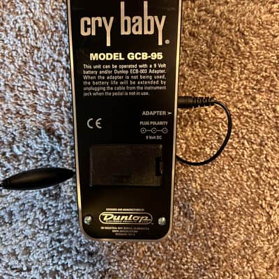 Dunlop GCB95 Cry Baby Standard Wah 1982 - Present - Black image 2