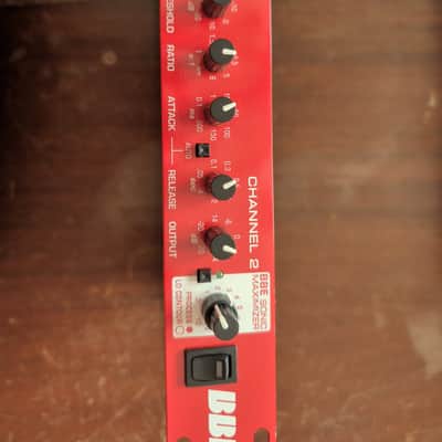 BBE MaxCom Dual-Channel Compressor/Limiter/Gate with Sonic Maximizer 2010s - Red image 3