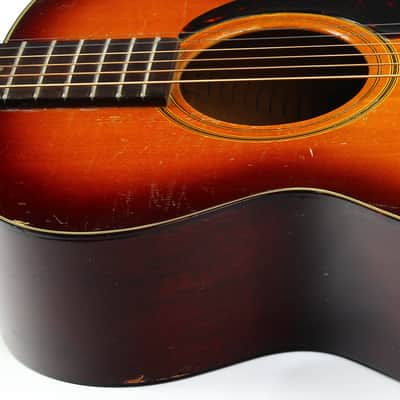 1966 Guild F-20 Small Body Sunburst | Hoboken Factory Vintage Guitar Acoustic Guitar image 22