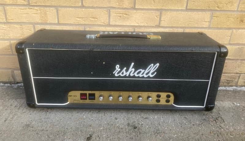 Marshall JMP 50W Head Ex Michael Schenker SCORPIONS UFO 1980 Black image 1