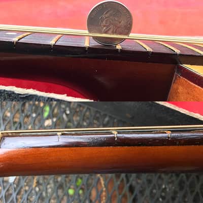 Kay Harmony H-162 3/4  Terz Size Parlor Guitar 1950's image 13