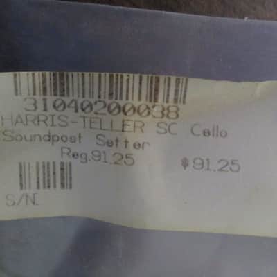 Harris Teller SC cello sound post setter New Old Stock image 9