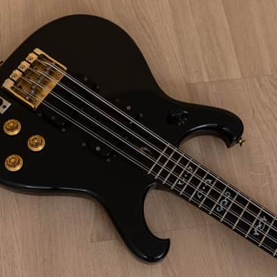1983 Greco BK-1200 Custom Order Vintage 8 String Neck Through Bass Black, 100% Original w/ T-Bird Pickups, Japan Fujigen image 8