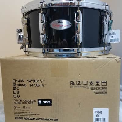 Pearl *Pre-Order* Reference Series 14x6.5" Snare Drum Piano Black #103 | Special Order | NEW | Authorized Dealer image 1
