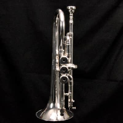 Vintage 1971 Besson New Standard Class A Soprano Cornet in Eb, Silver-Plated with Original 'S' Mouthpiece image 4