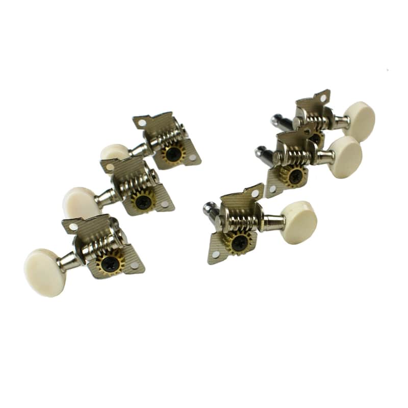 3L/3R Vintage Classic Style Guitar Tuning Keys Tuners Head Pegs ,Nickel image 1