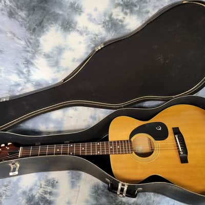Vintage 1975 Epiphone FT-120 Japan Norlin Pro Setup New Strings Soft Shell Case image 17