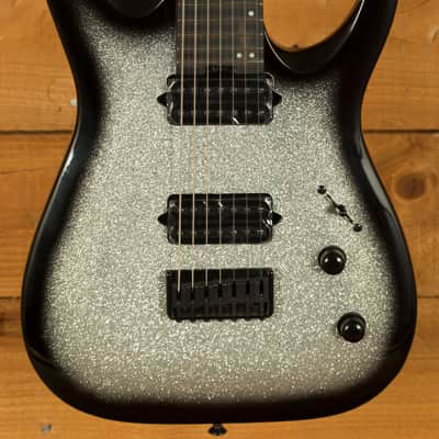 Jackson Pro Plus Misha Mansoor Juggernaut HT7 - Caramelized Maple - Silverburst Sparkle - 7-String image 1