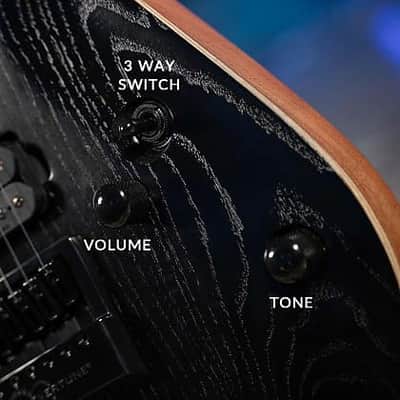 Cort KX700 EverTune Open Pore Black, Seymour Duncan Humbucker Set, B-Stock image 7