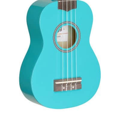 Stagg Soprano Ukulele Ocean Blue with Gig Bag Full Size Beginner Model Uke image 2