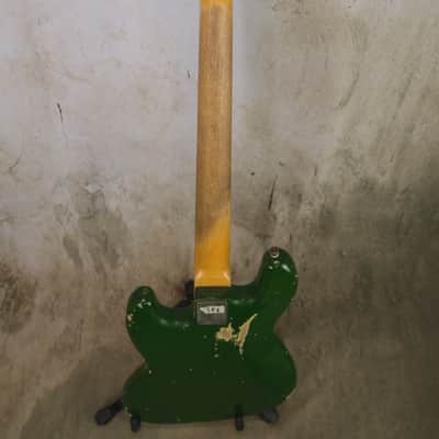 Luthier Made Jazz Bass 2023 - Aged British Racing Green image 20